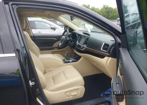 2016 Toyota Highlander Limited Platinum V6 from USA, damaged, VIN 5TDDKRFH4GS237563